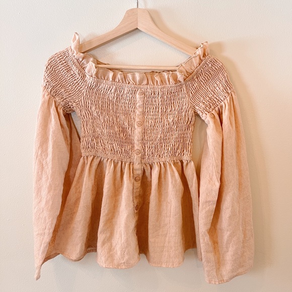 Showpo. Tops - Revolve ShowPo Off the Shoulder Smocked